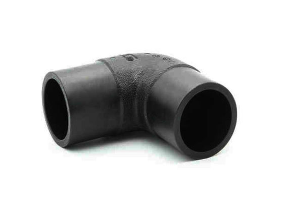 SDR11 SDR17 SDR17.6 DN63-DN450 বাট ফিউশন MDPE 90 ডিগ্রি কনুই
